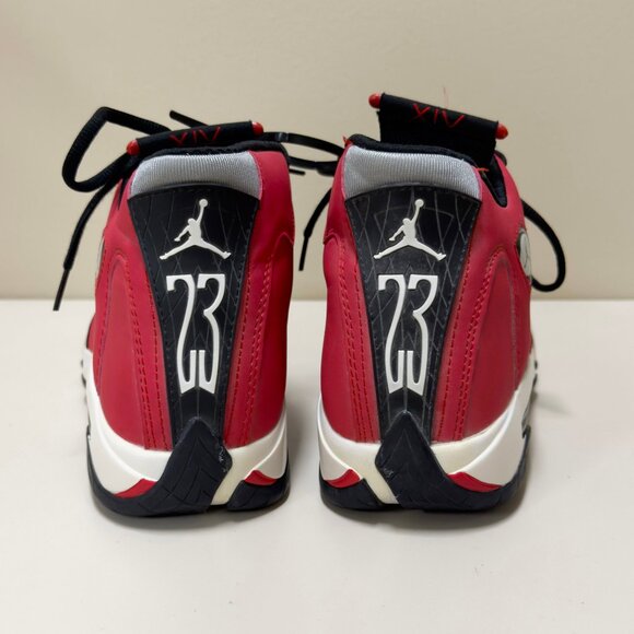 Air Jordan 14 Retro Gym Red Size 8.5 Toro 487471-011 - Picture 4 of 8